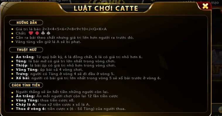 Hướng Dẫn Cách Chơi Catte Tại Go88 Bách Chiến Bách Thắng Cho Người Chơi