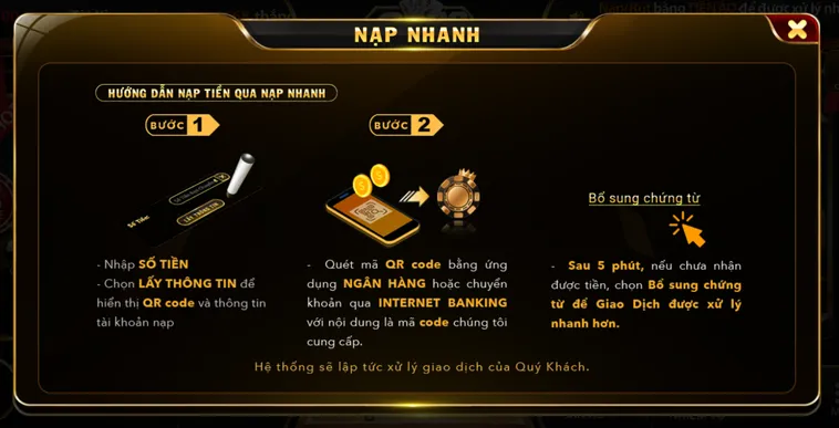 Hướng Dẫn Nạp Tiền Nhanh Vào Go88 An Toàn Cho Mọi Game Thủ