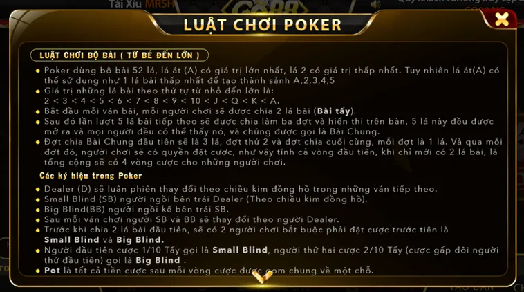 Poker Tại Go88 Thiên Đường Đấu Trí Đẳng Cấp Thế Giới Cho Cao Thủ