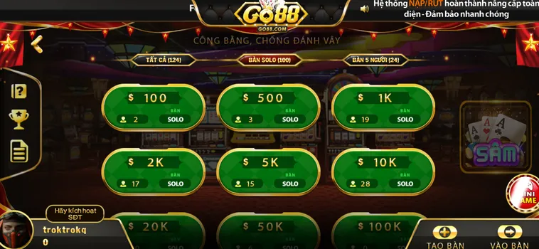 Sâm Lốc Tại Go88 Sân Chơi Bài Quốc Dân Đẳng Cấp Nhất Hiện Nay