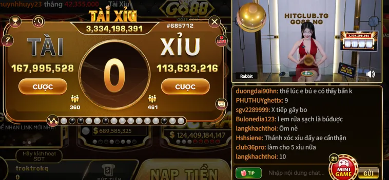 Tài Xỉu Livestream Tại Go88 Đấu Trường Đỉnh Cao Với Dàn Dealer Chuyên Nghiệp