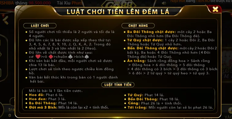 Chinh Phục Đỉnh Cao Tiến Lên Đếm Lá Tại Go88 Với Chiến Thuật Đỉnh Cao