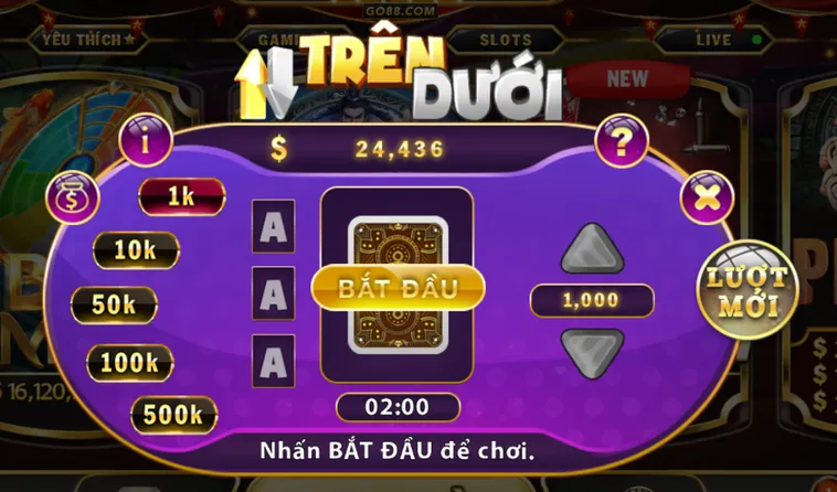 Trải Nghiệm Săn Giải Độc Đắc Minigame Trên Dưới Tại Go88 Đỉnh Cao