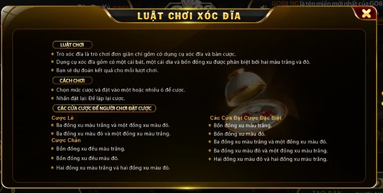 Chinh Phục Casino Xóc Đĩa Tại Go88 Với Trải Nghiệm Đẳng Cấp Thế Giới